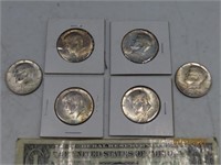 (6) 40% Silver Half Dollar Coins