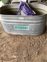 Galvanized tub