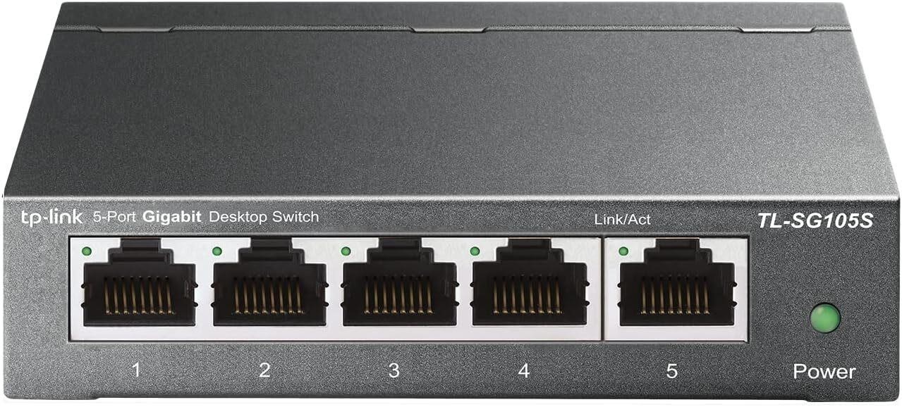 TP-Link TL-SG105S 5 Port Gigabit Switch  Metal