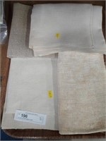 (4) pcs of Homespun Linen