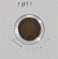 1891 U.S. Indian Head Cent