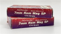 2 Boxes Hotshot 7mm REM Mag SP 174 gr.