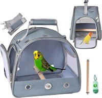 C8801  Parrot Bird Carrier Travel Cage, Blue