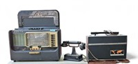 Lot of Two Transoceanic Radios and a Telephone.