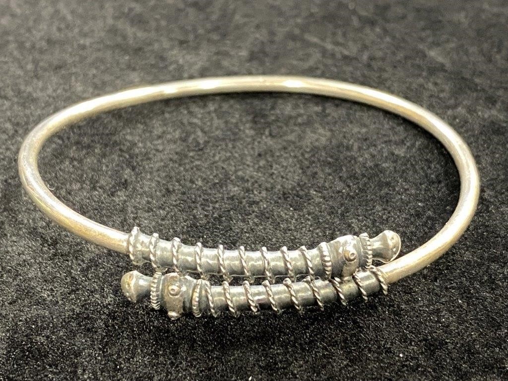 JAG Sterling Silver Viking Bracelet