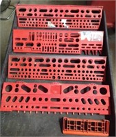 Wall tool organizers