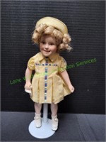 10" Shirley Temple Dimples Porcelain Doll