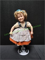 10" Shirley Temple Heidi Porcelain Doll