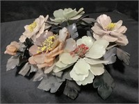 Floral Arrangement Made Of Natural Stone.