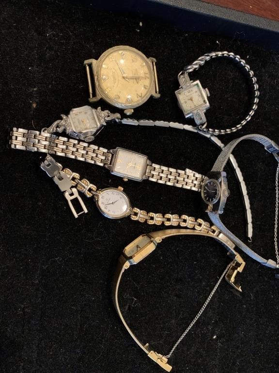 LOT OF MISC WATCHES - SOME AS IS