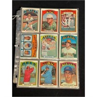 (198) 1972 Topps Baseball Cards