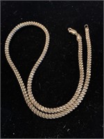 STERLING 17 “ ROPE CHAIN - .58 OZ