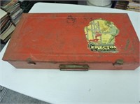 Very Old Erector Kit in tin bax