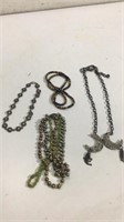 Four Nice Vintage Costume Necklaces S16I