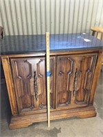 Antique sideboard.  Top is not attached fully