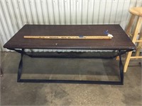 Coffee table with twisted Ironsides