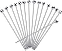 2 Pack, 15Pcs Stainless Steel Cocktail Picks