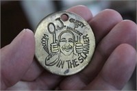O.J. COIN - DOUBLE SIDED PENDANT