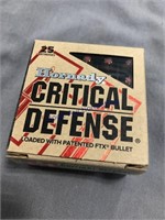 CRITICAL DEFENSE 9MM LUGER 115G-UNOPEN BOX