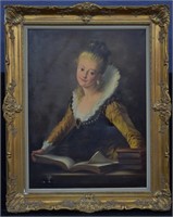 Ernest Naert Portrait of a 17th c. Scottish Woman