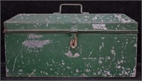Vintage / Antique Galvanized Steel Tool Box