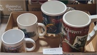 4 MOTORCYCLE THEMED MUGS