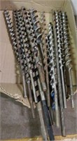 Group of Large Drill Bits