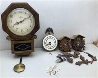 *LPO* Lot of Clocks Coo-Coo for repair or parts