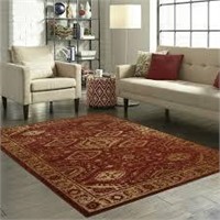 Maples Rugs Global Arya  Red|Gold  5' x 7'