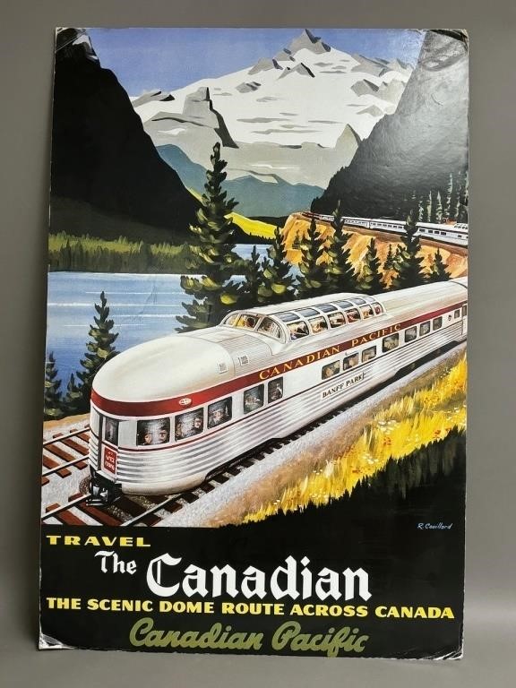 Vintage Advertising Poster CP Railway