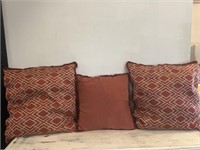 3 Decorative Sofa Pillows CLEAN