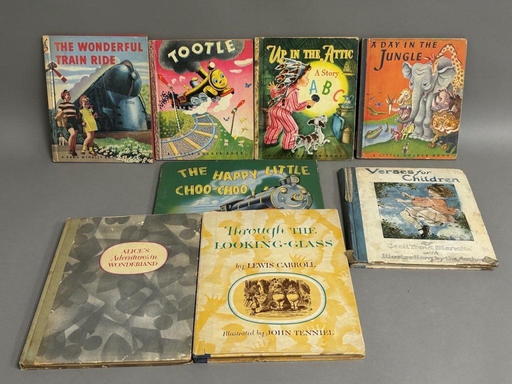 Eight Vintage Children's Books