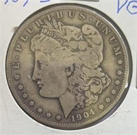 1904S Morgan Dollar VG