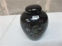 Brown Vase with Lid