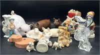 Hummel Figures, Pig, Figures, and More 
(Cow