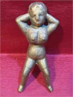 Naughty Cast Iron Nude Lady Boot Jack-Door Stop