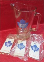 Toronto Maple Leafs Beer Pitcher & Luggage Tags