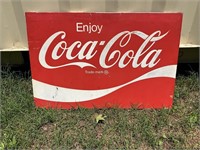 METAL COCA COLA SIGN