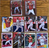(10) Mike Trout Cards-Mint