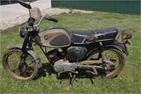 1960s Vintage Bridgestone BS-90 Motorcycle: As-Is
