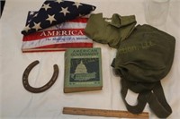 “America” Box: US Flag, “America” Coffee Table