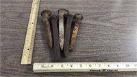 Railroad spikes