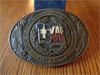 Texas Sesquicentennial Belt Buckel