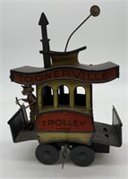 Fontaine Fox tin wind-up Toonerville Trolley