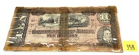 1864 $10 Confederate States