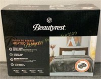 Beautyrest Plush To Berber Heated Blanket Twin