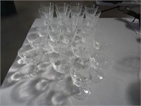 Set of Stemmed Glassware