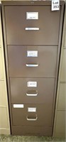 File Cabinet Metal Four Drawer 52 inches