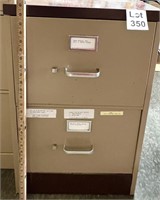 File Cabinet Metal Two Drawer