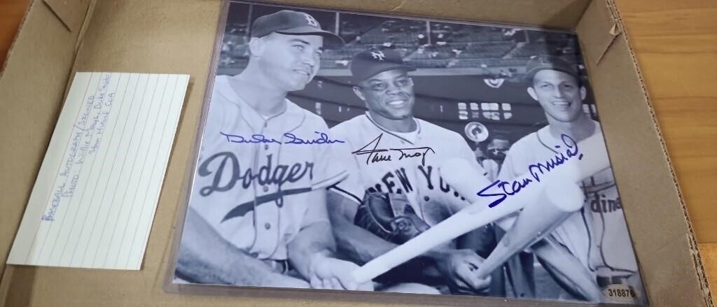 Baseball Autographed Photo